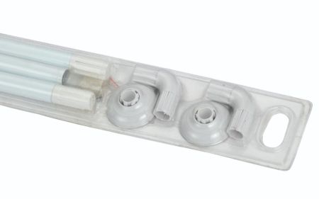 Карниз угловой для ванной  Savol S-09090W, белый, артикул S-09090W