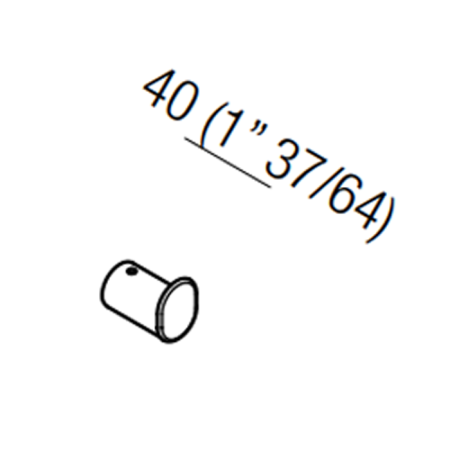 Agape Dot line Крючок, цвет: черный, артикул ADTL0458N