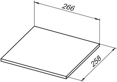 Полка для стеллажа Allen Brau Liberty 30 1.33009.B-S бежевый структ, артикул 1.33009.B-S
