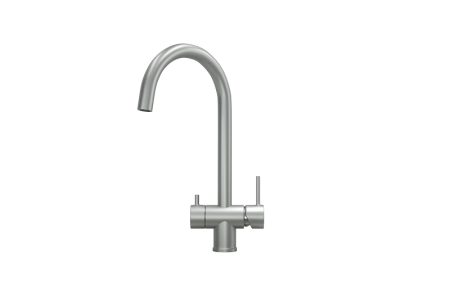 Смеситель для кухни Granula (7104, СТАЛЬ МАТОВАЯ), артикул 7104, СТАЛЬ МАТОВАЯ