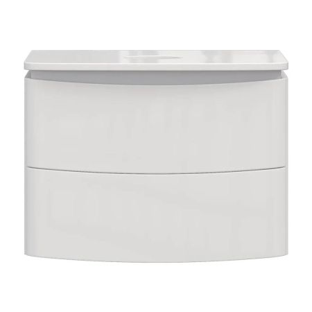 Тумба с раковиной подвесная Velvex Luna tp.LUN.60.2Y, 60 см, артикул tp-LUN-60-2Y-com