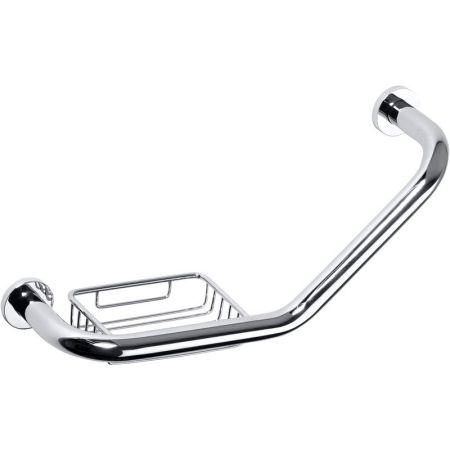 HOTEL Поручень изогнутый с мыльницей, артикул 106107031