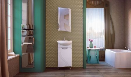 Тумба под раковину Raval Folle 45 Белая, артикул Fol.01.45/N/W