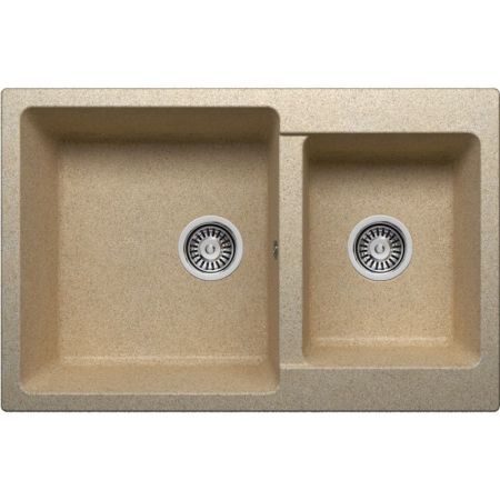 Кухонная мойка Polygran F-15 №302 77 Песочная, артикул F-15 №302 (Песоч)