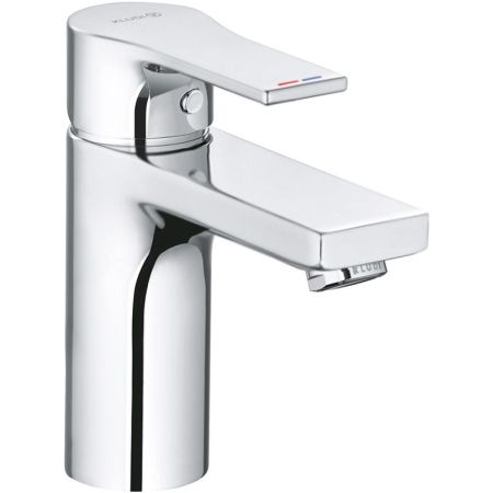 Смеситель для раковины, Kludi, ZENTA SL, тип открывания воды-однорычажный, тип регулирования воды-керамический картридж, монтаж-на раковину/столешницу, отверстия для монтажа-1, высота, мм-155, вынос излива, мм-110, донный клапан-есть, тип подводки-гибкая,, артикул 482980565