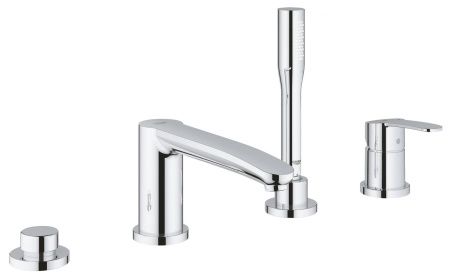 Смеситель для ванны на 4 отверстия GROHE Eurostyle Cosmopolitan с ручным душем и переключателем, хром (23048003) Смеситель для ванны на 4 отверстия GROHE Eurostyle Cosmopolitan с ручным душем и переключателем, хром (23048003)