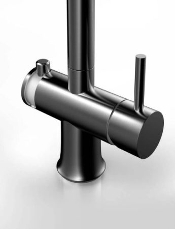 Смеситель для кухни, OMOIKIRI, Hotaru, тип открывания воды-однорычажный, тип регулирования воды-керамический картридж, монтаж-на раковину/столешницу, отверстия для монтажа-1, высота, мм-293, вынос излива, мм-202, тип излива-поворотный, тип подводки-гибкая