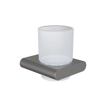 Стакан для ванной комнаты Knotlor SC101GM, оружейная сталь