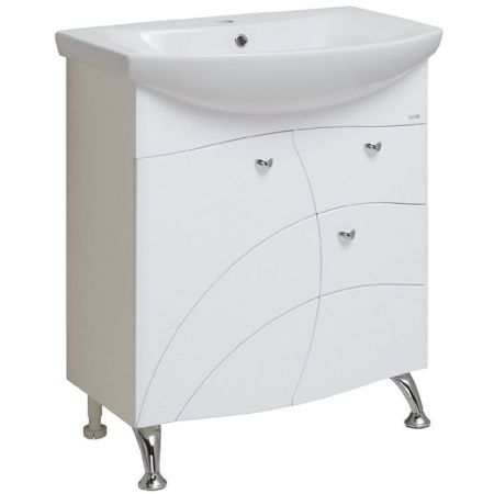 Тумба под раковину Runo Балтика 70 4620750023850 Белая