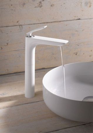 Смеситель для раковины  KLUDI BALANCE 522989175 (белый/хром, L-17,5 H-27,2), шт, артикул 522989175