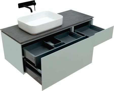 Тумба под раковину Allen Brau Infinity 120 1.21006.PWM L папирус матовый, артикул 1.21006.PWM