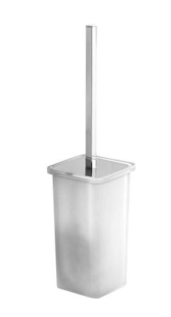 Gedy Glamour, напольный стеклянный ёрш, цвет хром, артикул 5733(13)