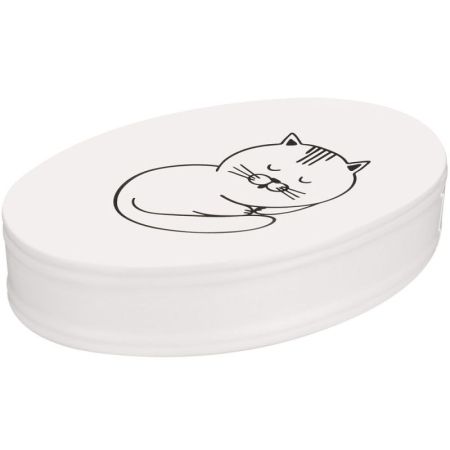 Мыльница настольная, керамика, Happy Cats, артикул FOR-HC036