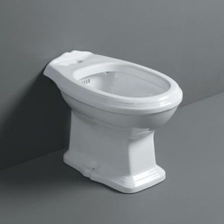 SIMAS Arcade Биде с ободком напольное 36х57см с 1 отв. под смеситель, цвет белый