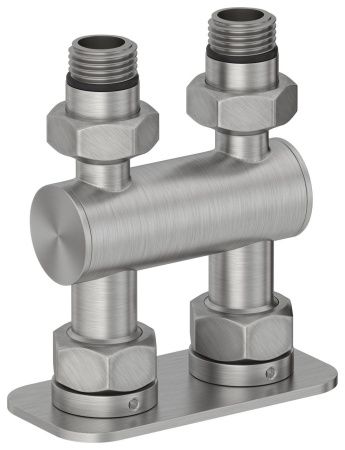 Модуль 2х1/2" прямой EU50 (Сатин) Модуль 2х1/2" прямой EU50 (Сатин)