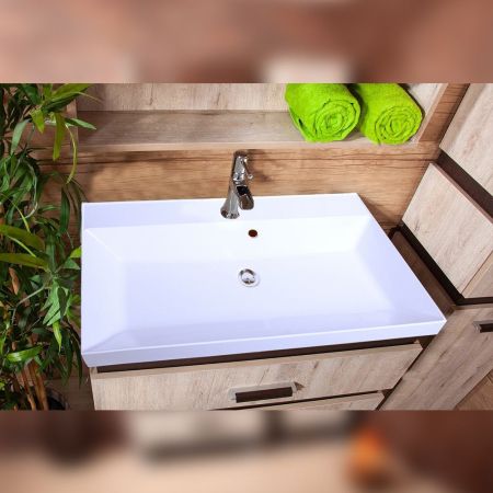 Комплект мебели для ванной Бриклаер ТЕХАС 100, кантри/венге, артикул ТЕХАС 100