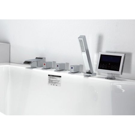 Акриловая ванна Gemy G9066-II К 171х86 L с гидромассажем