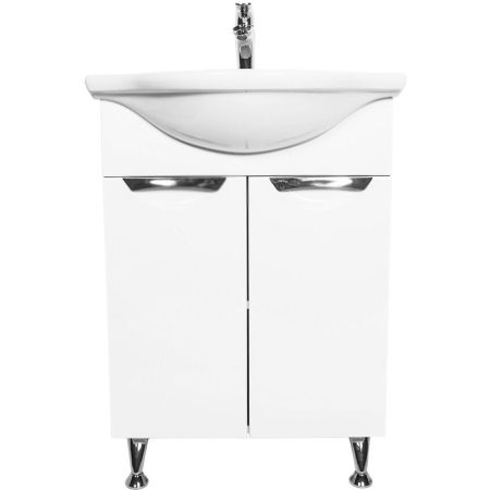 Тумба с раковиной Orange Глория 60 Белая, артикул Gl-60TU+RA