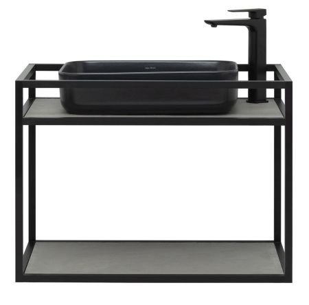 Консоль под раковину Allen Brau Liberty 75 1.33001.BB черный браш, артикул 1.33001.BB