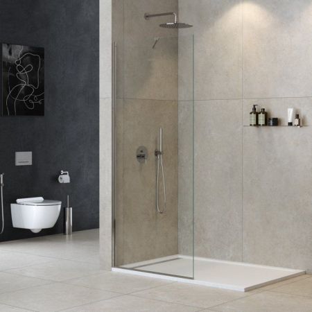 Душевая перегородка CEZARES LIBERTA-L-1-TB, артикул LIBERTA-L-1-TB-90-GR-NERO