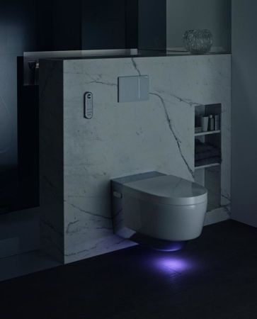 Унитаз биде Geberit AquaClean Mera Comfort 146.214.21.1 Белый альпин/Хром