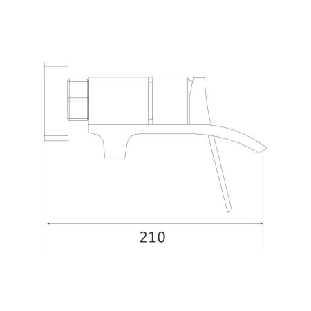 Смеситель для ванны Shevanik S4002, хром, артикул S4002