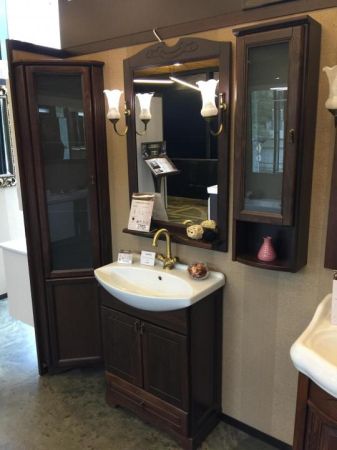 Шкаф подвесной одностворчатый Клио правый Opadiris Орех антикварный