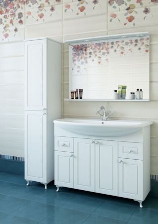 Зеркало Sanflor Софи 105 С002225 Белое, артикул С002225