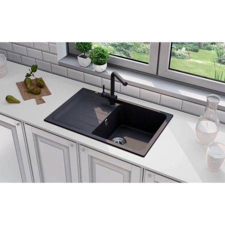 Кухонная мойка Ulgran Quartz Gerda 780-08, космос, артикул Gerda 780-08