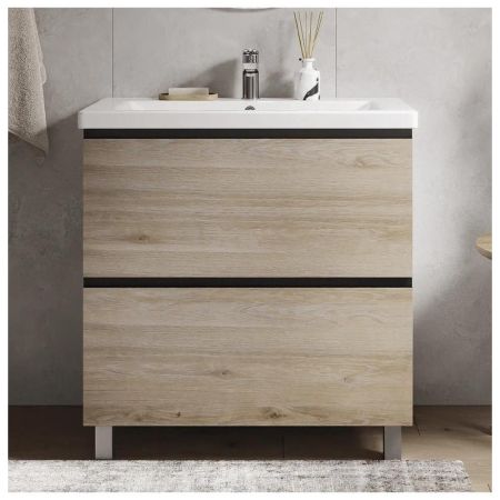 Тумба с раковиной напольная VIGO Cross 449-com, 80 см, артикул 449-com