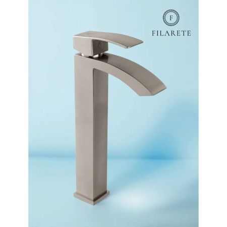 Смеситель для раковины высокий FILARETE Waterfall FL6010NK, никель