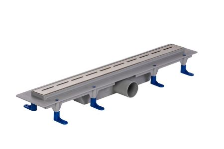 Душевой уголок Ambassador Nord 13011106-ST8, квадратный, линейный трап, 100х100, артикул 13011106-ST8