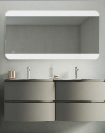 Зеркало Cezares 136 со встроенной LED подстветкой и сенсорным выключателем Touch System, риверсивное с встроенной подстветкой, артикул 45006