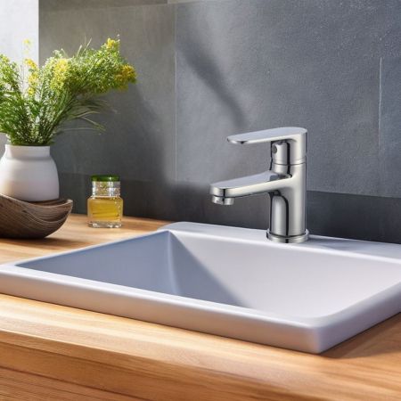 Смеситель для раковины WesnaArt NATUR NAT07-210, хром