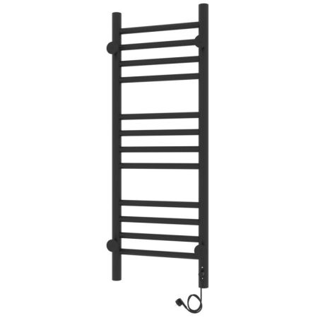 Полотенцесушитель электро "Лаванда ЧКЧ П12 300х900", черный муар, левый