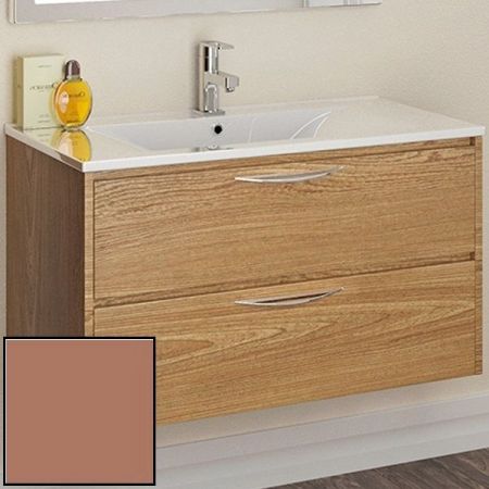 Тумба с раковиной SanVit Мэри-2 90 R kmery902 в цвете Ral подвесная Капучино, артикул kmery902