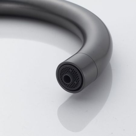 Смеситель для кухни с подключением фильтра Shevanik S428T, оружейная сталь, артикул S428T