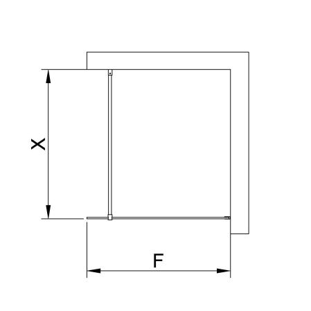 Перегородка для душа RGW WA-002 (800, Прозрачное) Перегородка для душа RGW WA-002 (800, Прозрачное)
