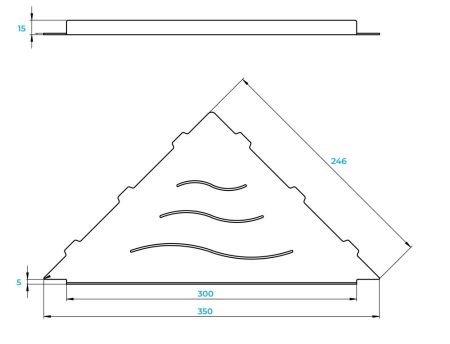 Полка для ванной RGW MT-12W, артикул 49279912-01