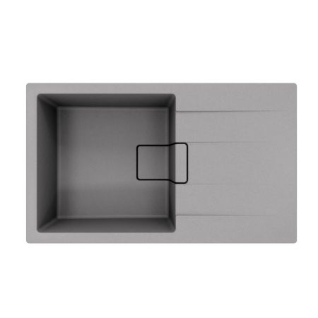 Кухонная мойка Florentina РИВЬЕРА 20.485.D0860.307, серый шёлк, артикул 20.485.D0860.307