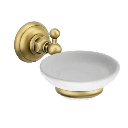 Nicolazzi Accessori Мыльница подвесная, цвет: Bronze Plated/белый, артикул 1487BZ