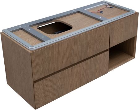 Тумба под раковину Allen Brau Infinity 120 1.21005.NO L дуб, артикул 1.21005.NO
