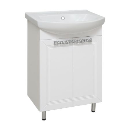 Тумба Runo Монро 55 под умывальник УТ000000175 (Элеганс 55) (00-00000457), артикул 00-00000457