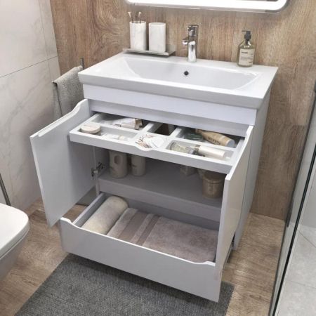 Тумба с раковиной напольная VIGO Grani 286, 80 см, артикул 286-com