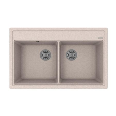 Кухонная мойка Florentina ЛИПСИ 20.370.E0820.107, песочный, артикул 20.370.E0820.107
