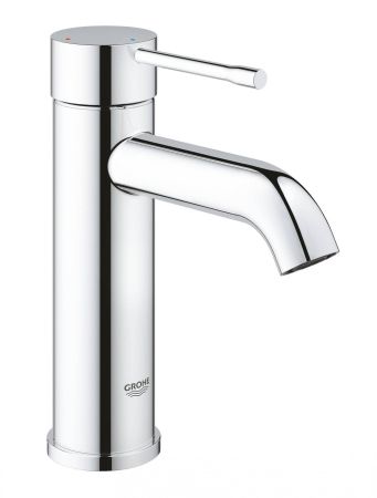 Смеситель для раковины GROHE Essence New с нажимным донным клапаном, размер S, хром (23797001)