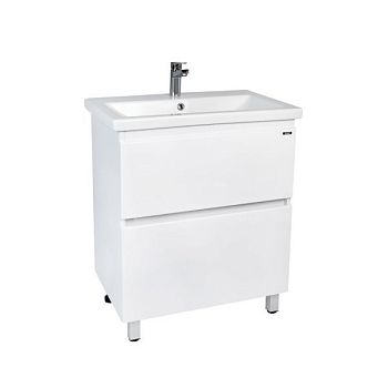 Тумба VIANT "Мальта" 2 ящика белая 425х760х820 под раковину .S-UM-COM80/1-w (COMO 80) (VMAL80COBEL-T2Y)
