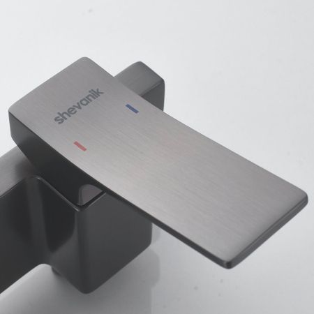 Гигиенический душ со смесителем Shevanik S6105T-1, оружейная сталь