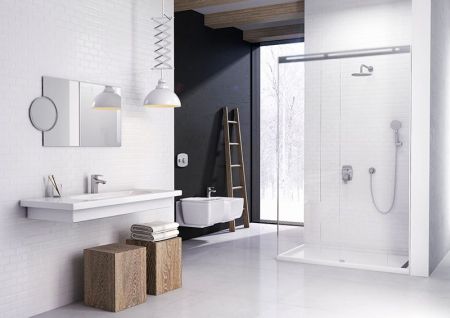 Верхний душ Webert Comfort AC0398 Хром с лейкой из PVC, артикул AC0398015PVC