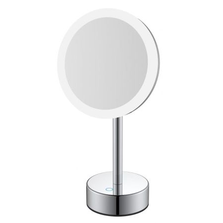 Зеркало косметическое с подсветкой JAVA S-M551, хром, артикул S-M551